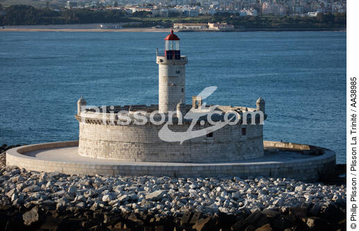 Bugio lighthouse - © Philip Plisson / Plisson La Trinité / AA38985 - Photo Galleries - Lighthouse