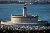 © Philip Plisson / Plisson La Trinité / AA38985 Bugio lighthouse - Photo Galleries - Maritime Signals