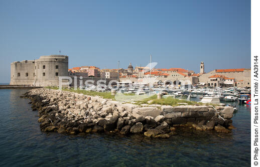 Dubrovnik Croatia - © Philip Plisson / Plisson La Trinité / AA39144 - Photo Galleries - Construction/Building