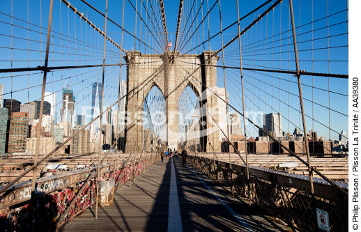 New york - © Philip Plisson / Plisson La Trinité / AA39380 - Nos reportages photos - Pont