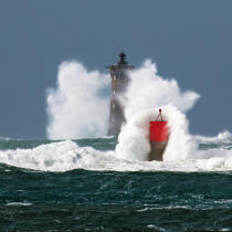 ©  / Plisson La Trinité / AA39408 Le phare du Four - tempête Zeus - Nos reportages photos - Vue non aérienne