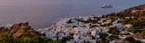 Les Cyclades sur la Mer Egée © Philip Plisson / Plisson La Trinité / AA39710 - Nos reportages photos - Panoramique horizontal