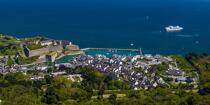 © Philip Plisson / Plisson La Trinité / AA39933 Belle-Ile, Morbihan, Bretagne - Nos reportages photos - Vue aérienne