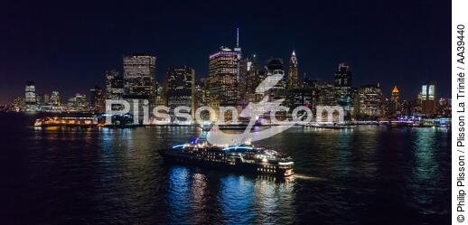 Stopover in New York - © Philip Plisson / Plisson La Trinité / AA39440 - Photo Galleries - Aerial shot