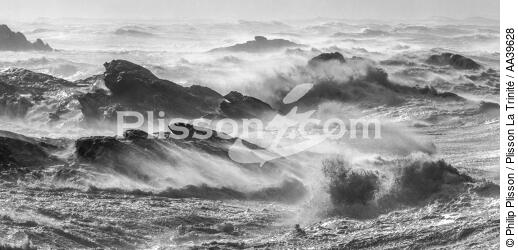Tempête sur les côtes bretonnes - © Philip Plisson / Plisson La Trinité / AA39628 - Nos reportages photos - Environnement