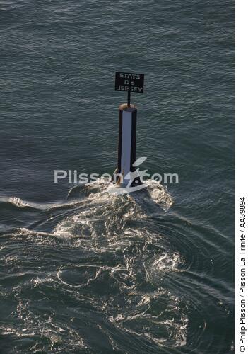 Balise à Jersey - © Philip Plisson / Plisson La Trinité / AA39894 - Nos reportages photos - Vue aérienne