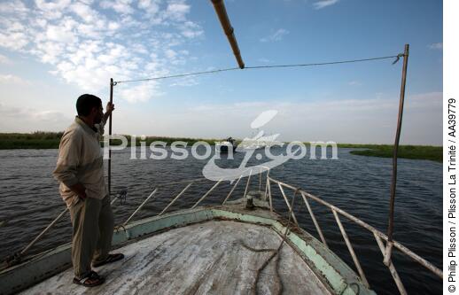 Sur le lac Manzala - Egypte - © Philip Plisson / Plisson La Trinité / AA39779 - Nos reportages photos - Mots clés