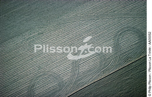 Champ / La Beauce - © Philip Plisson / Plisson La Trinité / AA00052 - Nos reportages photos - Vue aérienne