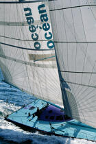 Groupe LG / Gerry Roof. © Philip Plisson / Plisson La Trinité / AA00135 - Photo Galleries - Maxi-monohull Racing Yacht