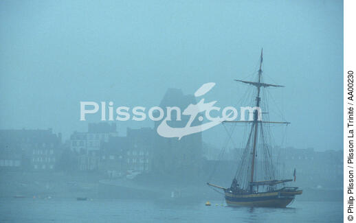Le Renard aux abords de Saint-Malo. - © Philip Plisson / Plisson La Trinité / AA00230 - Photo Galleries - Mist