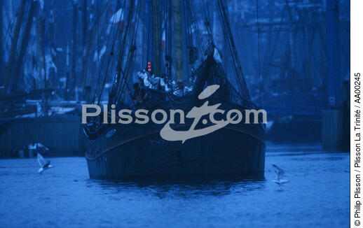 Vieux gréement au port (Douarnenez). - © Philip Plisson / Plisson La Trinité / AA00245 - Photo Galleries - Sailing boat