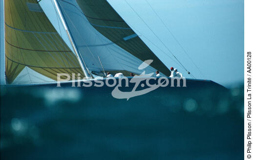 Un class America. - © Philip Plisson / Plisson La Trinité / AA00128 - Photo Galleries - Sailing boat