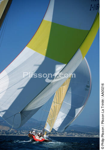 Jeu de voile. - © Philip Plisson / Plisson La Trinité / AA00216 - Photo Galleries - Sailing boat