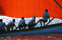 Yole à la Martinique © Philip Plisson / Plisson La Trinité / AA00324 - Photo Galleries - Sailing boat