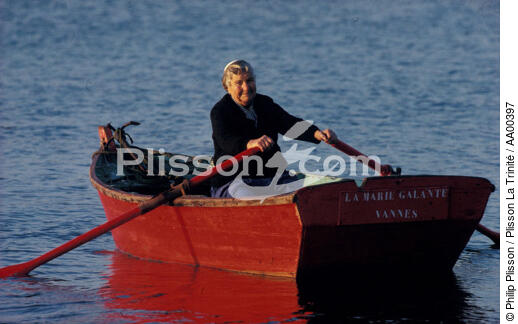 Ernestine dans le Golfe du Morbihan - © Philip Plisson / Plisson La Trinité / AA00397 - Nos reportages photos - Site [56]