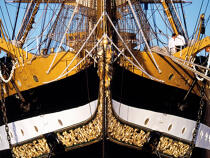 Amerigo Vespucci, Trois mâts de la flotte italienne, pendant l'Armada de Rouen. © Philip Plisson / Plisson La Trinité / AA00529 - Photo Galleries - Tall ships