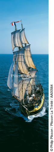 HMS Rose. - © Philip Plisson / Plisson La Trinité / AA00564 - Photo Galleries - Three-masted frigate