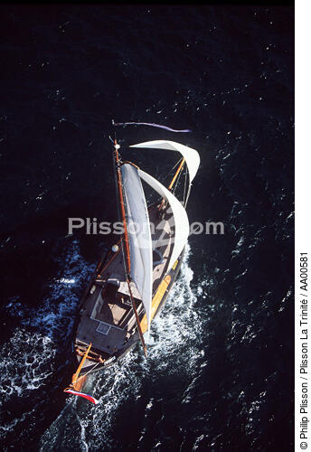 Livarde néerlandaise. - © Philip Plisson / Plisson La Trinité / AA00581 - Photo Galleries - Dutch Sprit-rigged boat