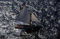 Cotre. © Philip Plisson / Plisson La Trinité / AA00588 - Photo Galleries - Traditional sailing