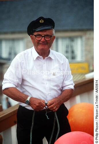 Capitaine du langoustier la Sainte-Jeanne. - © Philip Plisson / Plisson La Trinité / AA00614 - Photo Galleries - Job