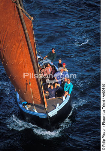 Sinago dans le Golfe du Morbihan. - © Philip Plisson / Plisson La Trinité / AA00640 - Photo Galleries - Sailing boat