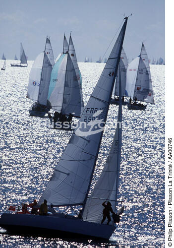 Spi Ouest France 1998. - © Philip Plisson / Plisson La Trinité / AA00746 - Nos reportages photos - Terme marin