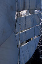 Voilure du Belem. © Philip Plisson / Plisson La Trinité / AA00802 - Photo Galleries - Tall ships