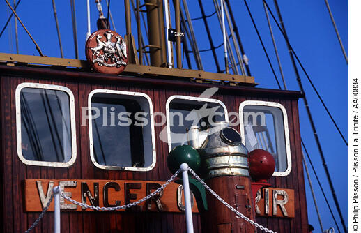 Habitacle de l'Esmeralda. - © Philip Plisson / Plisson La Trinité / AA00834 - Photo Galleries - Four-masted schooner