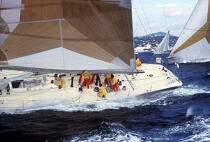 Course de maxi © Philip Plisson / Plisson La Trinité / AA00896 - Photo Galleries - Sailing boat