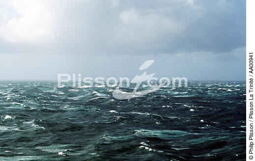 Vagues en pleine mer. - © Philip Plisson / Plisson La Trinité / AA00941 - Nos reportages photos - Train de vague