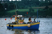 Petite pêche. © Philip Plisson / Plisson La Trinité / AA01019 - Photo Galleries - Local fishing in small boats