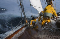 Aboard Candida. © Guillaume Plisson / Plisson La Trinité / AA01149 - Photo Galleries - Classic Yachting
