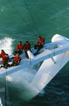 Equipage de l' Hydroptère. © Guillaume Plisson / Plisson La Trinité / AA01174 - Photo Galleries - Ocean racing trimaran