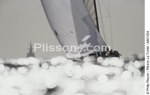 Croiseur en baie de San Diego. - © Philip Plisson / Plisson La Trinité / AA01204 - Photo Galleries - Racing monohull
