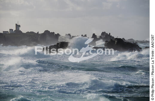 Ouessant, tempête. - © Philip Plisson / Plisson La Trinité / AA01287 - Nos reportages photos - Tempête