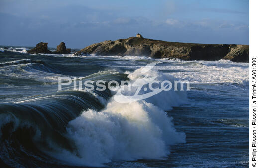 Pointe de Percho, tempête. - © Philip Plisson / Plisson La Trinité / AA01300 - Nos reportages photos - Temps