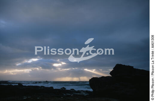 Penmarc'h, tempête. - © Philip Plisson / Plisson La Trinité / AA01308 - Nos reportages photos - Ville [29]