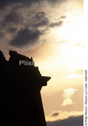 Coucher de soleil près de Saint-Malo. - © Philip Plisson / Plisson La Trinité / AA01403 - Photo Galleries - Town [35]