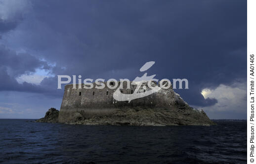 Fort de la Conchée à Saint-Malo. - © Philip Plisson / Plisson La Trinité / AA01406 - Photo Galleries - Town [35]
