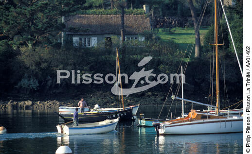 Bateaux sur l'Odet. - © Philip Plisson / Plisson La Trinité / AA01462 - Photo Galleries - River [29]