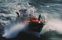 Canot de sauvetage, Le Conquet. © Philip Plisson / Plisson La Trinité / AA01492 - Photo Galleries - Sea Rescue