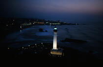 Le phare de Biarritz, à la pointe Saint-Martin. © Philip Plisson / Plisson La Trinité / AA01612 - Photo Galleries - Lighthouse