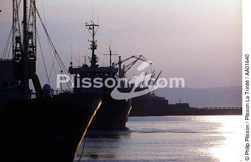 Port de commerce de Brest. - © Philip Plisson / Plisson La Trinité / AA01640 - Photo Galleries - Cargo ship