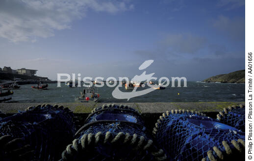 Le port du Conquet. - © Philip Plisson / Plisson La Trinité / AA01656 - Photo Galleries - Construction/Building