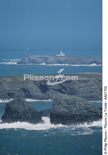 La Pointe des poulains à Bell-Ile en mer. - © Philip Plisson / Plisson La Trinité / AA01702 - Photo Galleries - Lighthouse [56]