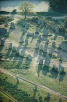 Les alignements de Carnac. © Philip Plisson / Plisson La Trinité / AA01860 - Nos reportages photos - Monument historique