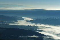 Brume sur paysage de Galice. © Philip Plisson / Plisson La Trinité / AA02117 - Photo Galleries - Galicia