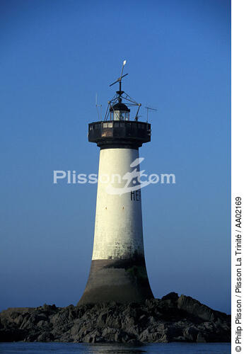 Le phare d'Herpin. - © Philip Plisson / Plisson La Trinité / AA02169 - Photo Galleries - Herpin [The]