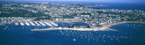 vue aérienne de Perros-Guirec. © Philip Plisson / Plisson La Trinité / AA02172 - Nos reportages photos - Termes divers