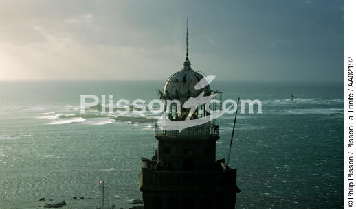 Phare d'Eckmühl. - © Philip Plisson / Plisson La Trinité / AA02192 - Photo Galleries - Lighthouse [29]